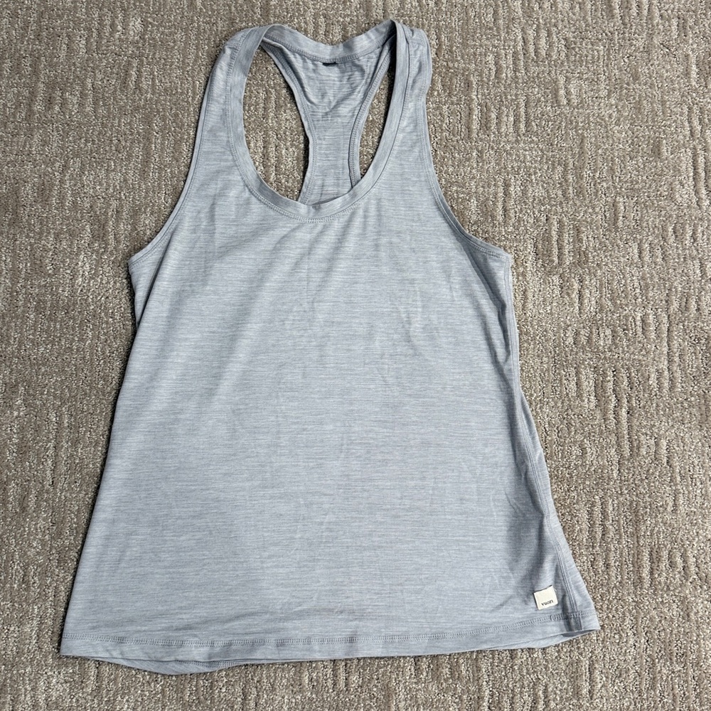 Vuori Gray Racerback Tank Top